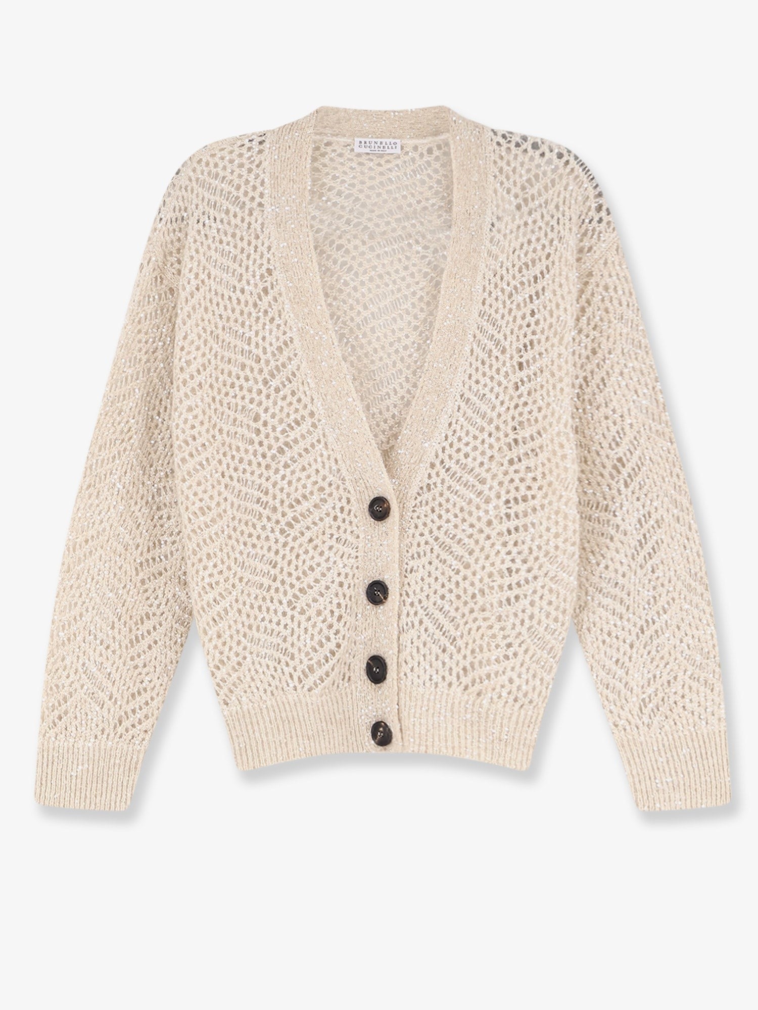 Brunello Cucinelli Women's Mohair Blend Cardigan White