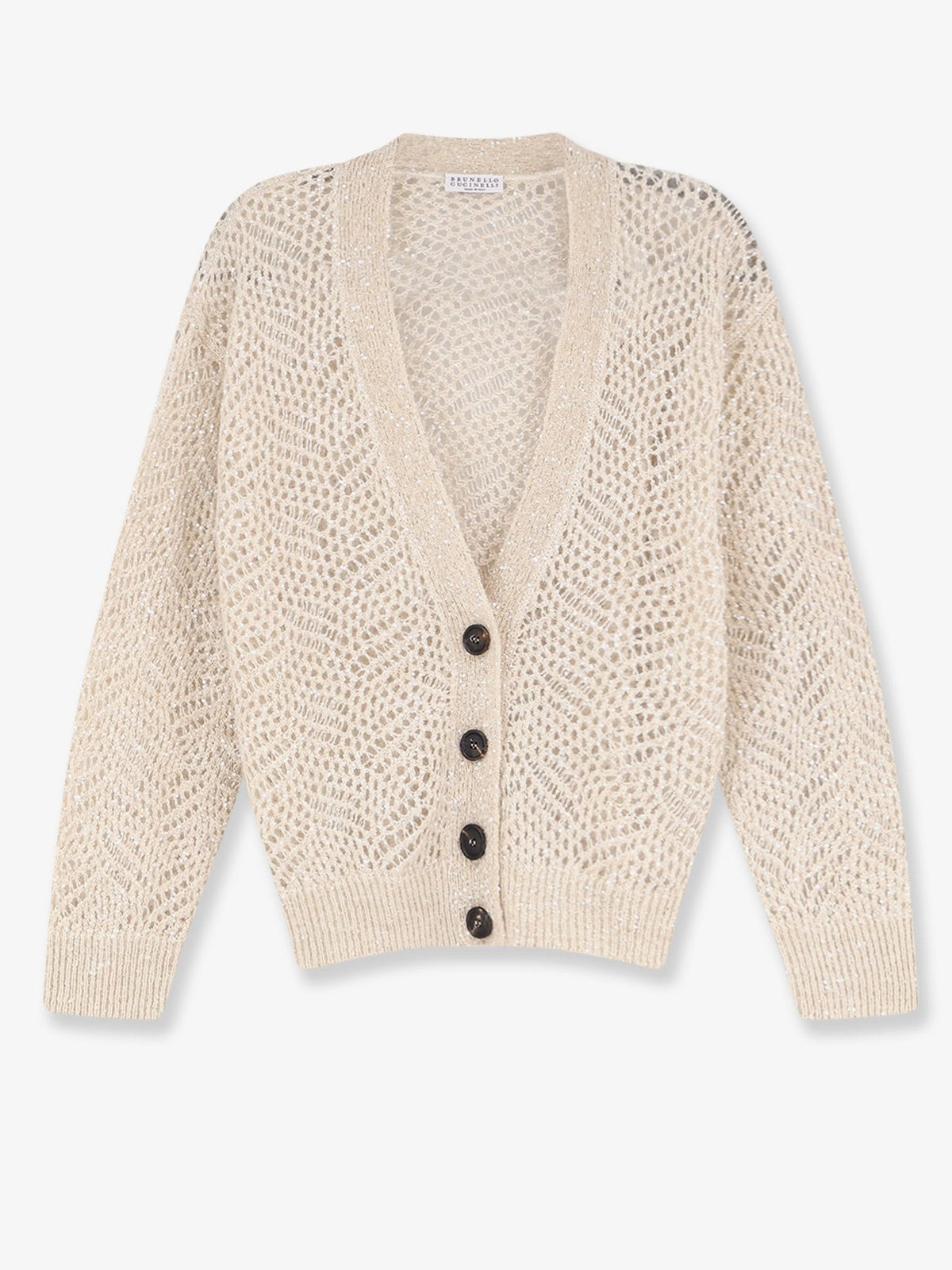 Brunello Cucinelli Women's Mohair Blend Cardigan White