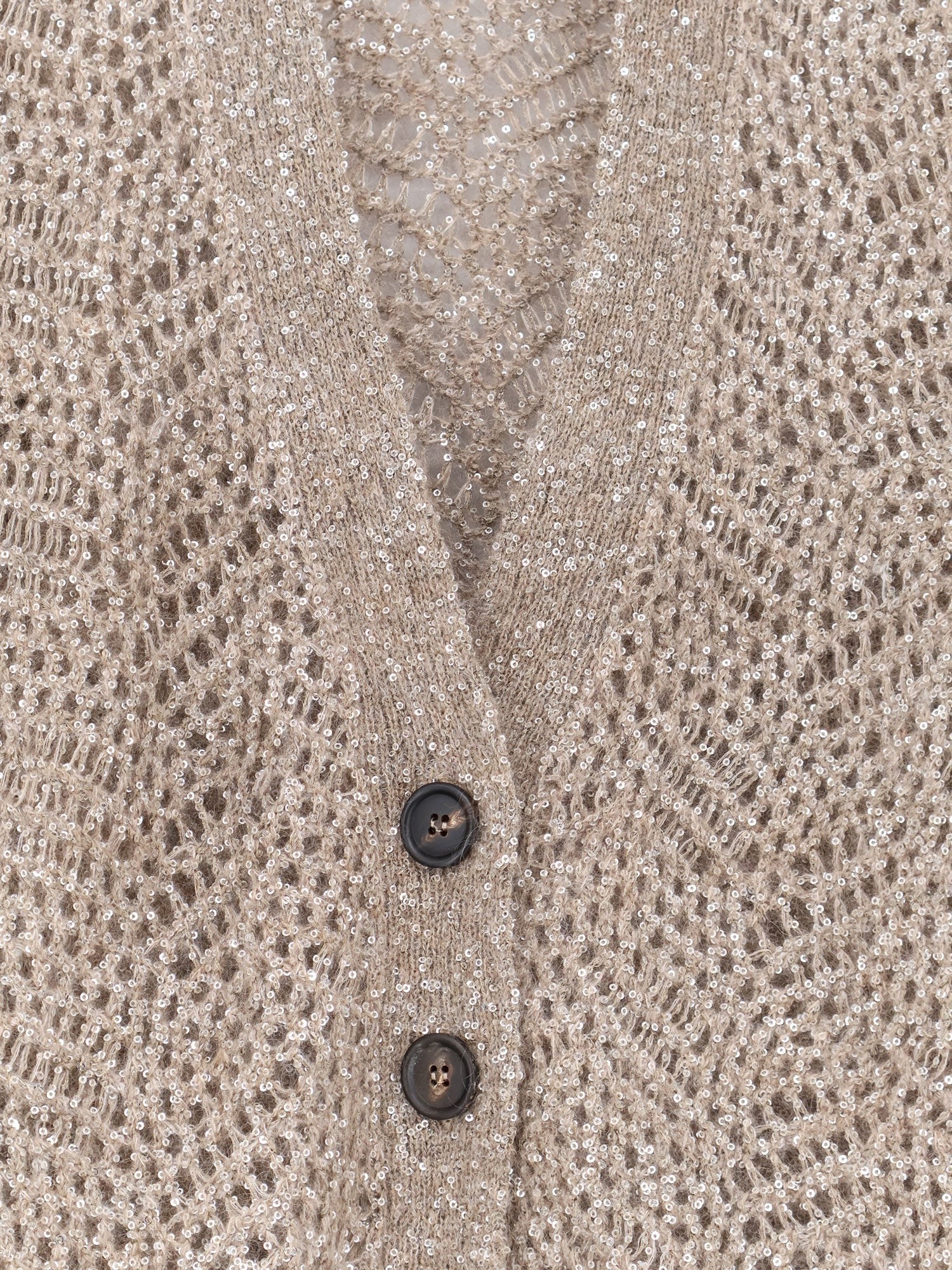 Brunello Cucinelli Women's Mohair Blend Cardigan Brown