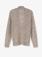 Brunello Cucinelli Women's Mohair Blend Cardigan Brown, view 2