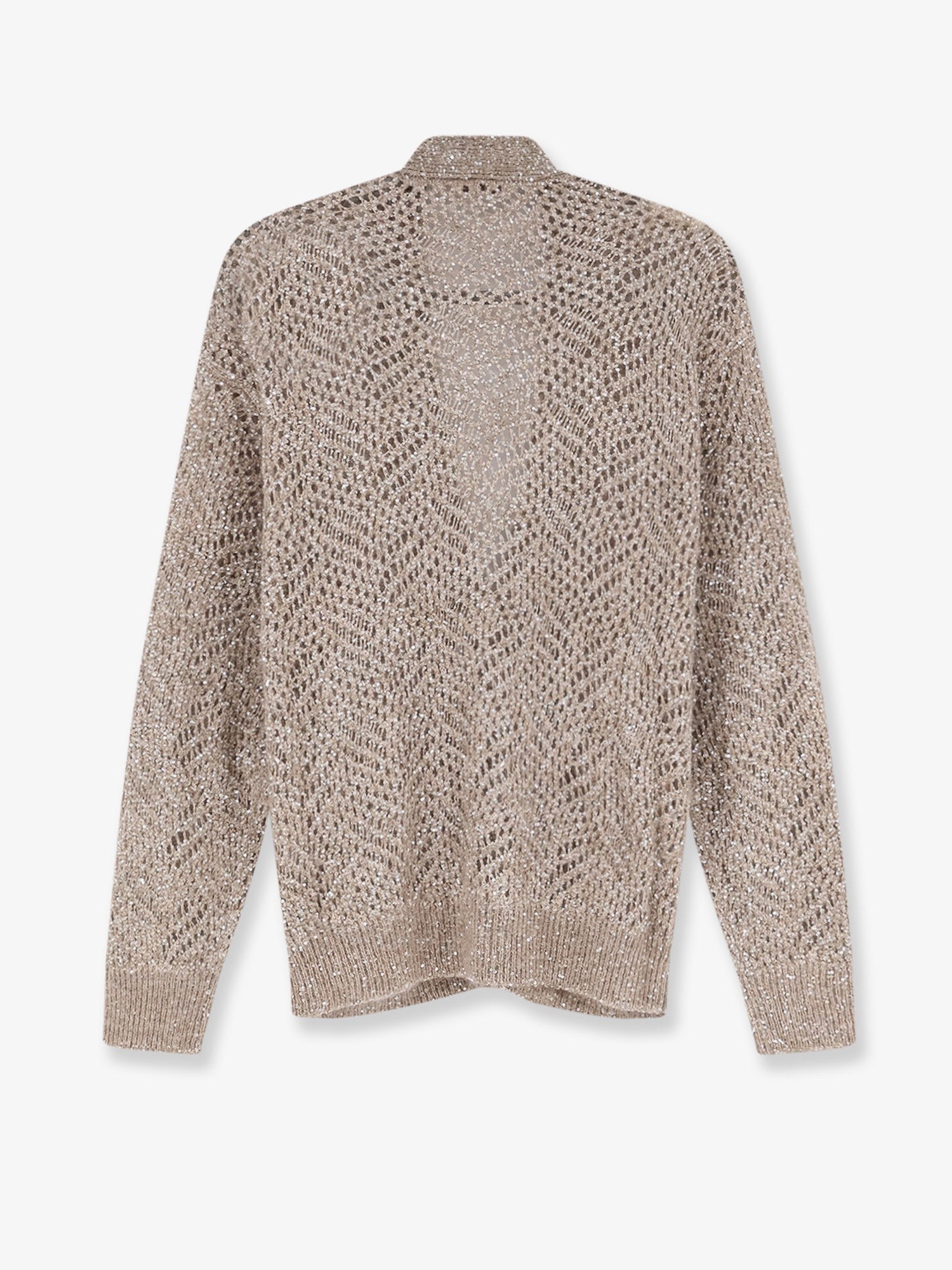 Brunello Cucinelli Women's Mohair Blend Cardigan Brown