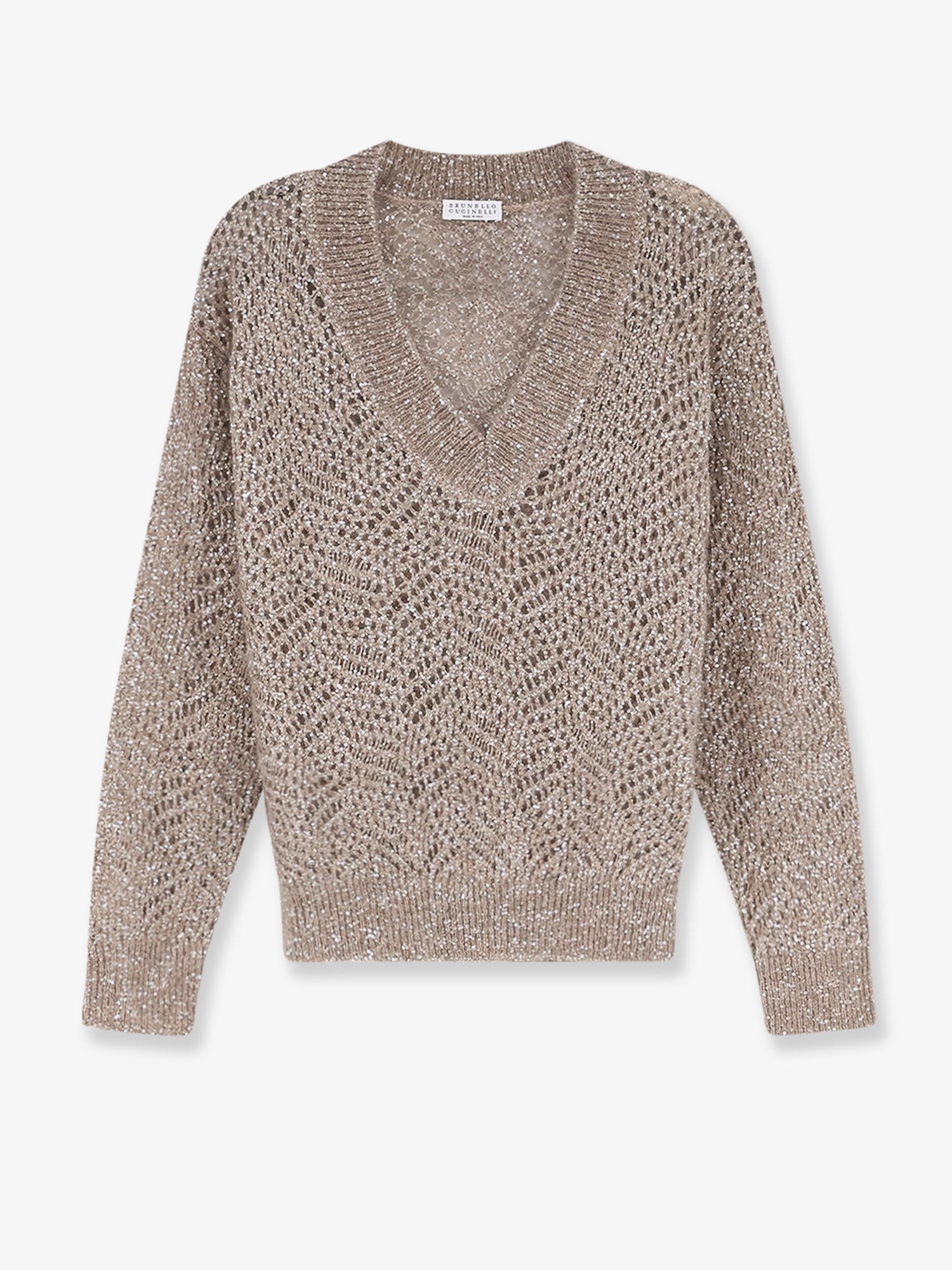 Brunello Cucinelli Women's Mohair Blend Sweater Brown