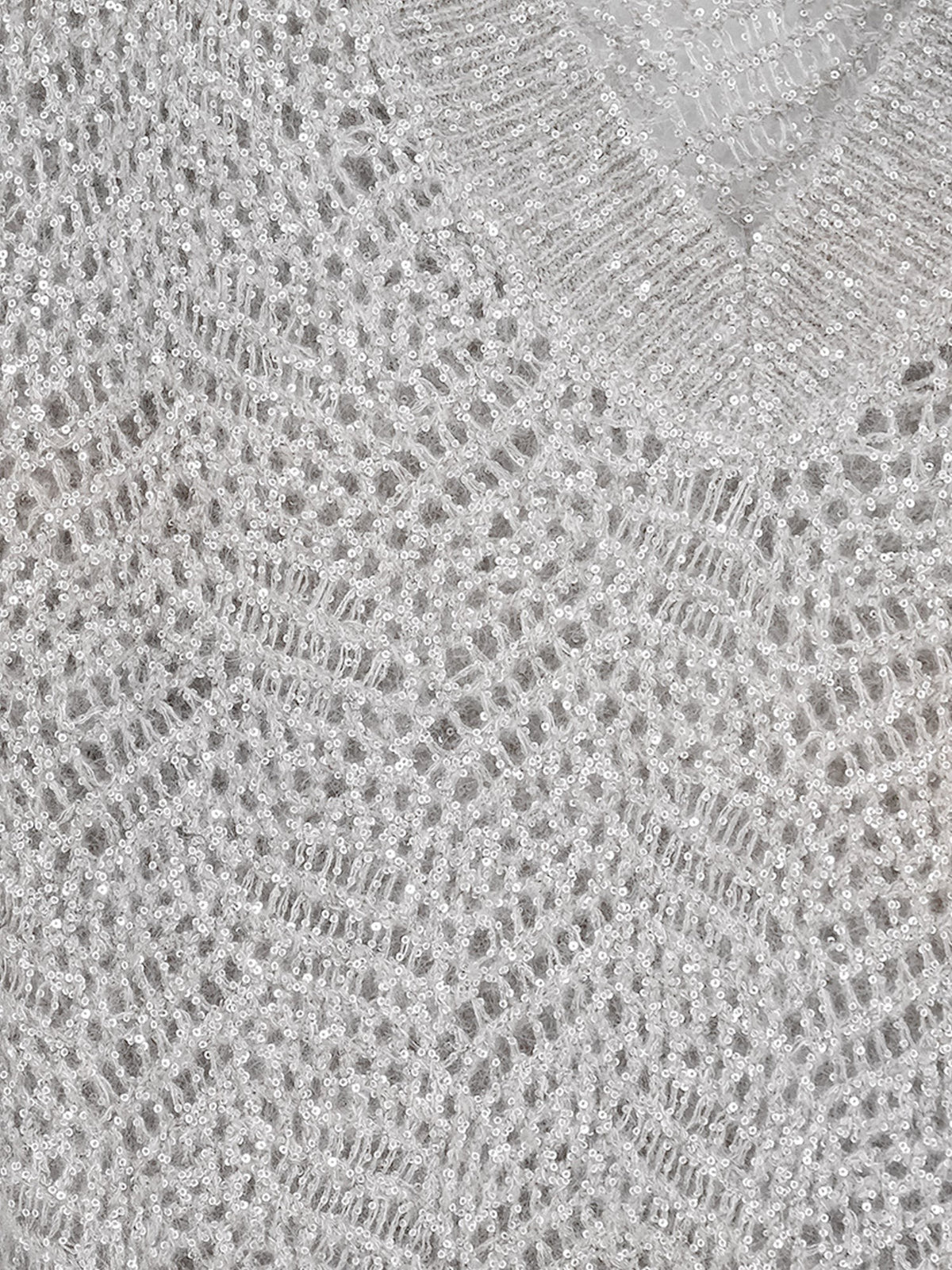 Brunello Cucinelli Women's Mohair Blend Sweater GHIAIA, view 3