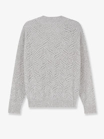 Brunello Cucinelli Women's Mohair Blend Sweater GHIAIA, view 2
