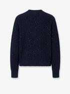 Brunello Cucinelli Women's Mohair Blend Sweater Blue, view 2