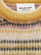 Isabel Marant Étoile Women's Mohair Blend Sweater Yellow, view 3