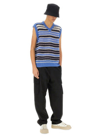 Marni Men's Mohair Blend Vest Multicolor