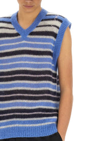 Marni Men's Mohair Blend Vest Multicolor