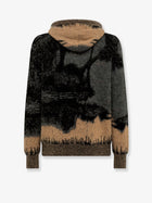 Laneus Men's Mohair Jacquard Hoodie Grey, view 2