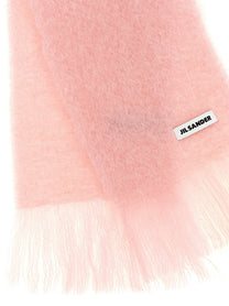 Jil Sander Mohair Scarf Blue