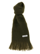 Jil Sander Mohair Scarf Green