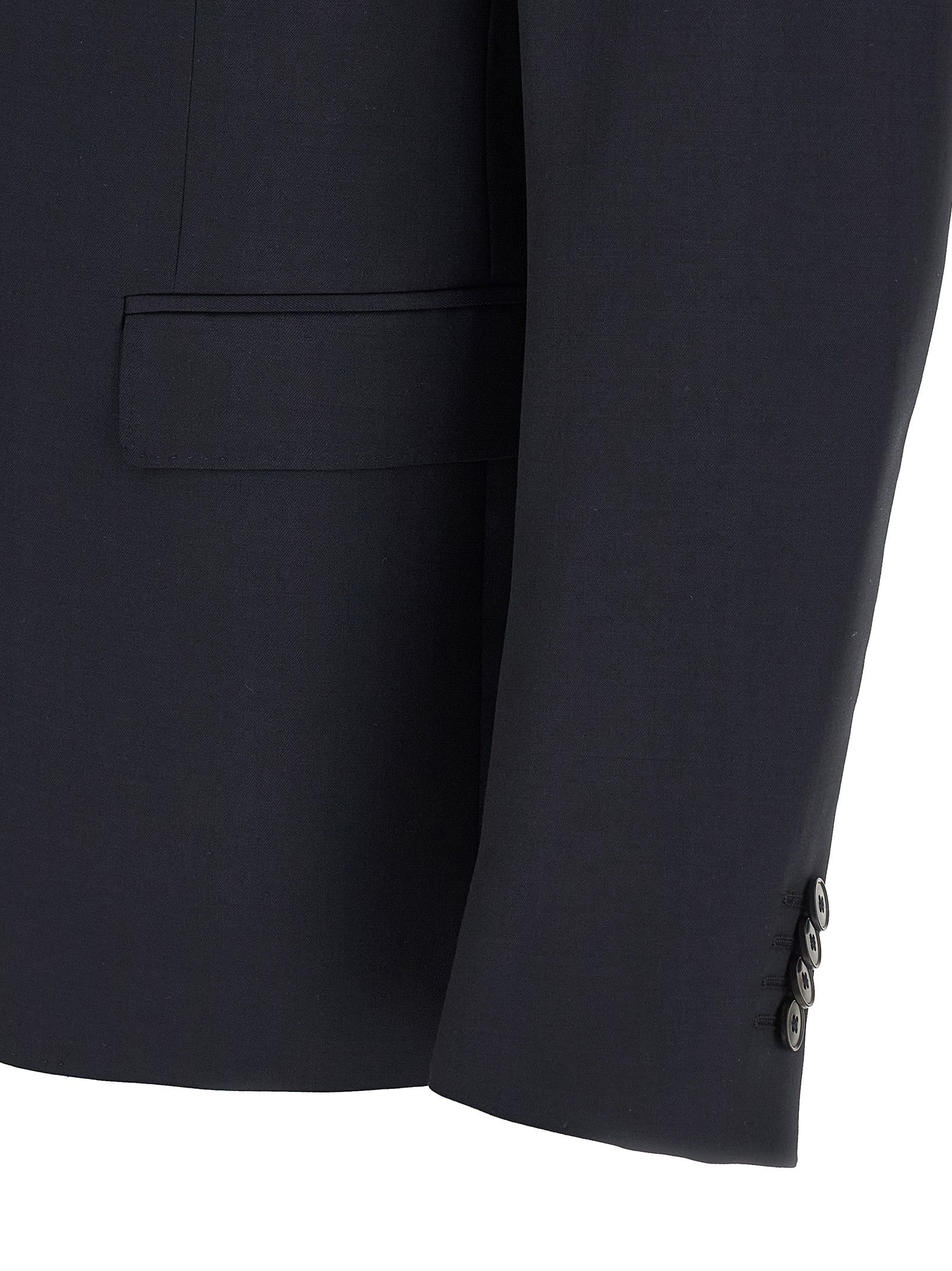 Zegna Mohair Wool Dress Blue