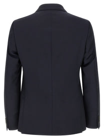 Zegna Mohair Wool Dress Blue