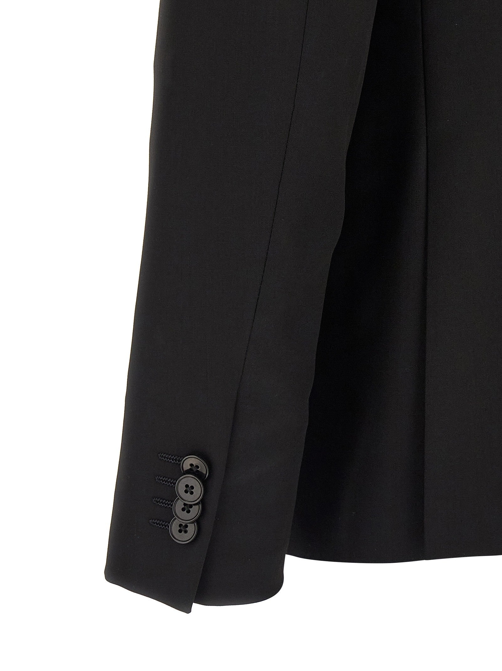 Zegna Mohair Wool Dress Black