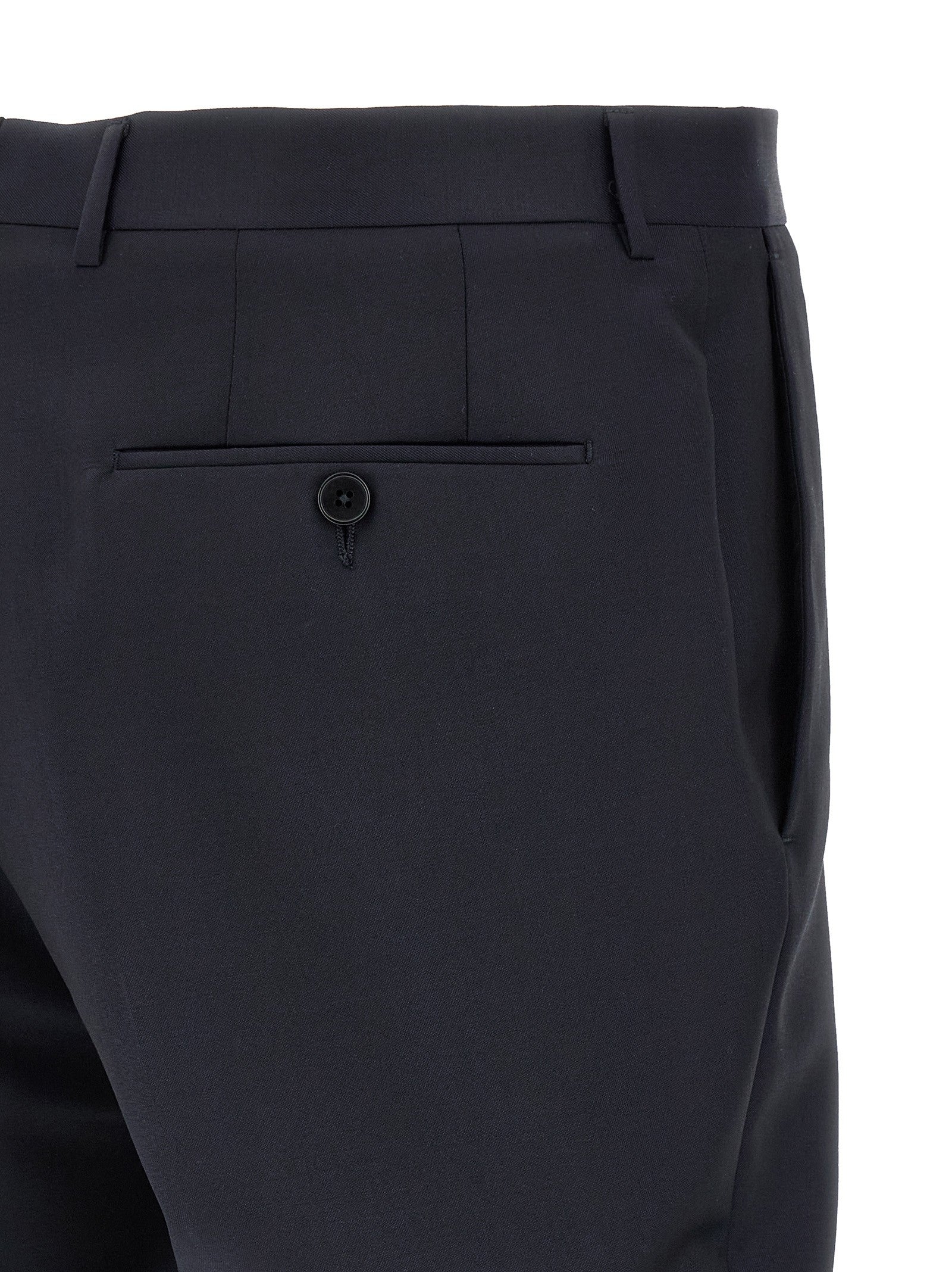 Zegna Mohair Wool Dress Blue