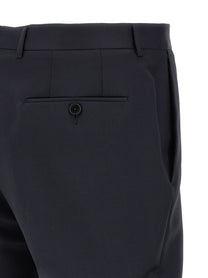 Zegna Mohair Wool Dress Blue