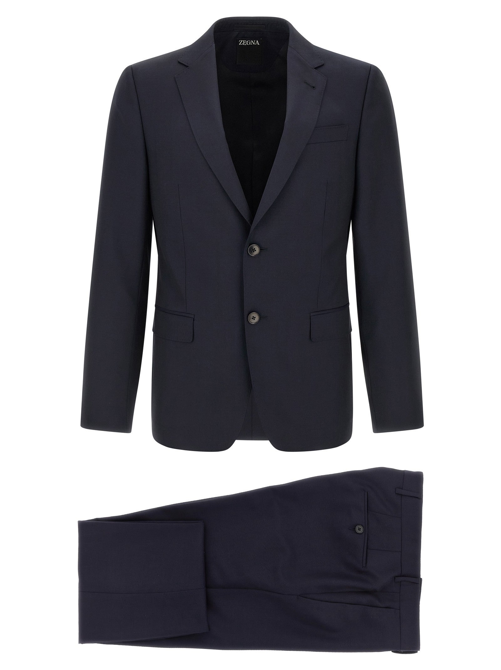Zegna Mohair Wool Dress Blue
