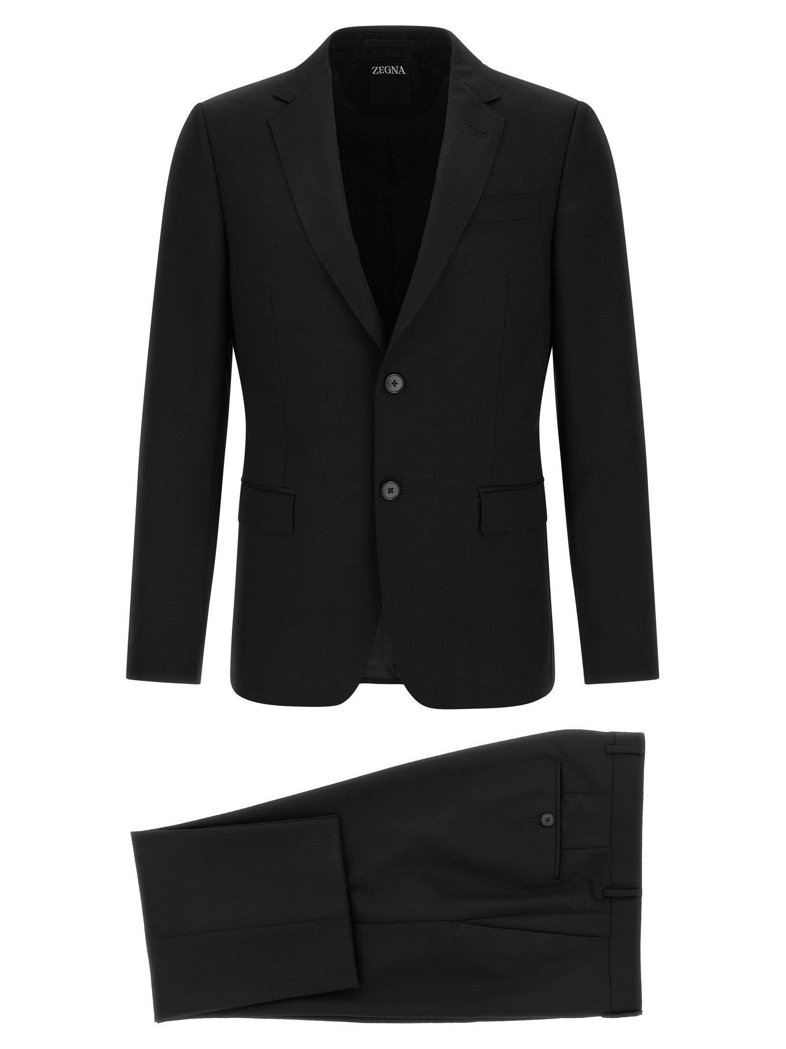 Zegna Mohair Wool Dress Black
