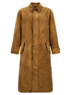 AURALEE Moleskin Cotton Coat Brown