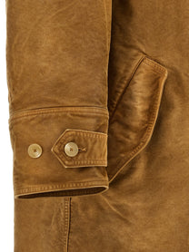 AURALEE Moleskin Cotton Coat Brown, view 4