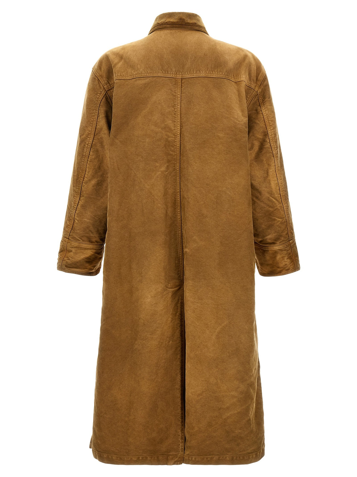 AURALEE Moleskin Cotton Coat Brown, view 2