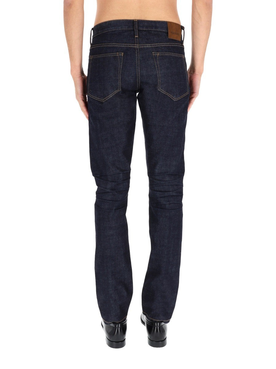 Tom Ford Men's Moleskin Jeans Blue