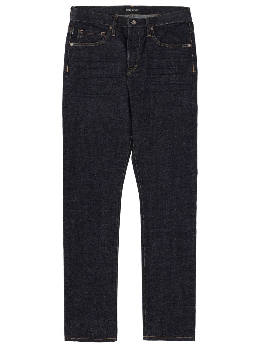 Tom Ford Men's Moleskin Jeans Blue