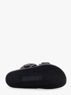 Moncler Women's Mon Summer Leather Sandals Black, view 4