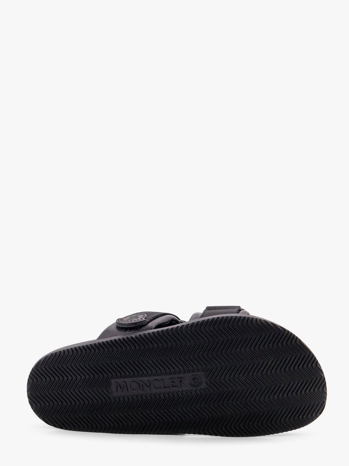 Moncler Women's Mon Summer Leather Sandals Black, view 4