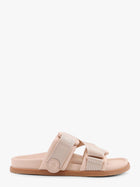 Moncler Women's Mon Summer Leather Sandals Pink