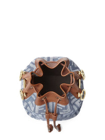 Fendi Women's Mon Tresor Bag in Jacquard Blue