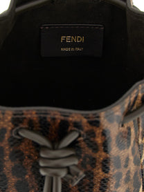 Fendi Mon Tresor Mini Bucket Bag Brown