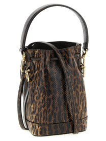 Fendi Mon Tresor Mini Bucket Bag Brown