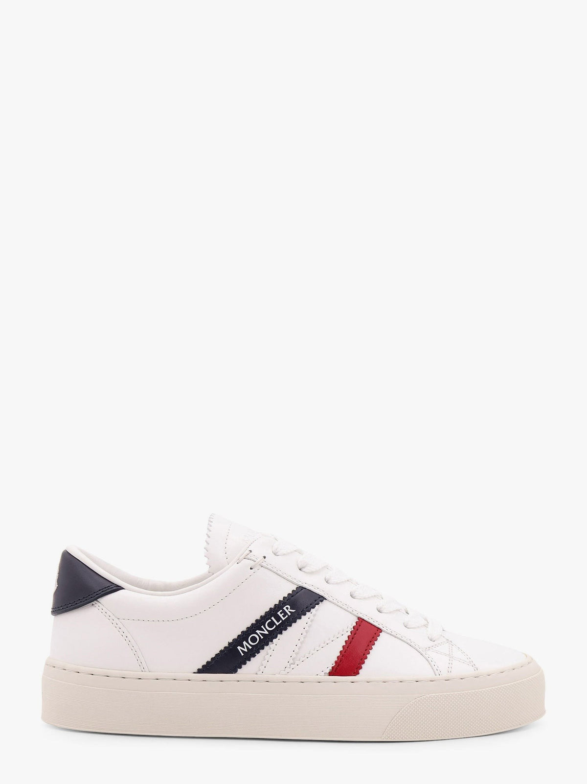 Moncler Women's Leather Sneakers White