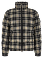 Moncler Airor Check Down Jacket Gold, view 2