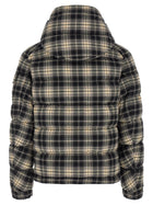 Moncler Airor Check Down Jacket Gold, view 3