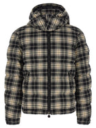 Moncler Airor Check Down Jacket Gold