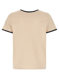 MONCLER - MONCLER - Logo embroidery pocket T-shirt - Women’s Tops