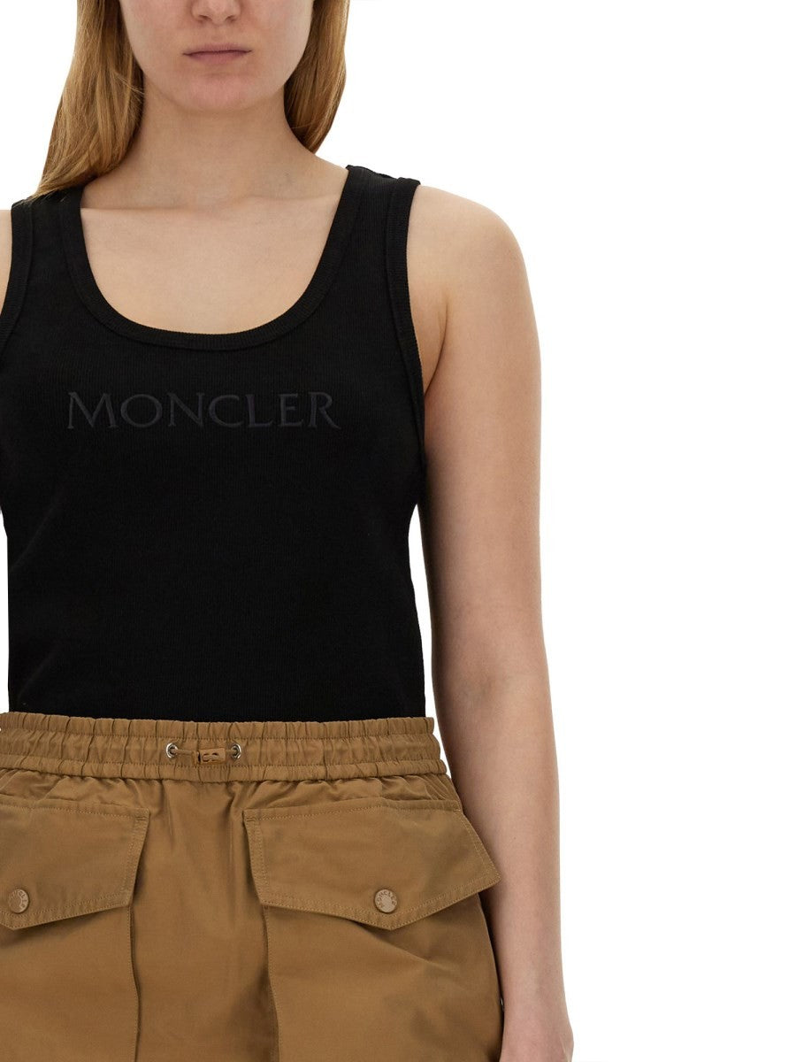 Moncler - Moncler Tops With Logo - Woman-&gt;Clothing-&gt;Tops