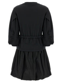 MONCLER - MONCLER - Two-material dress - Women’s Clothing