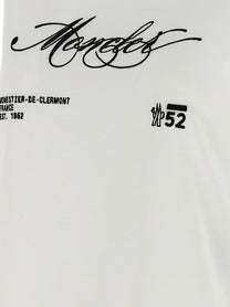 MONCLER - MONCLER - Embroidery t-shirt - Women’s Tops