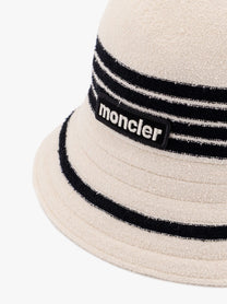 Moncler - Moncler Bucket Cotton Blend Hat - Women’s Accessories