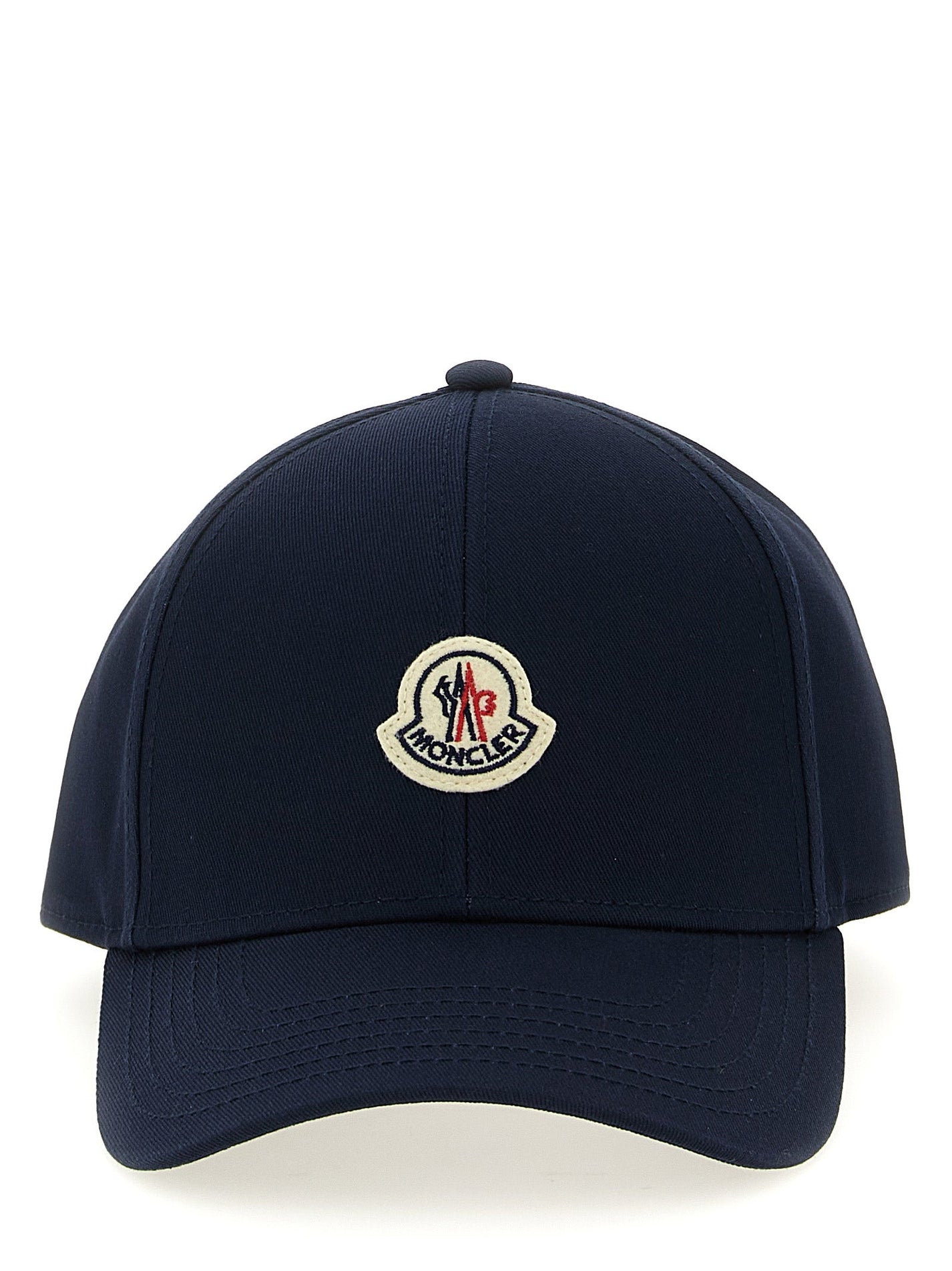 MONCLER - MONCLER - Logo patch cap - Men’s Accessories