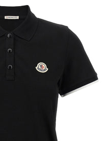 MONCLER - MONCLER - Logo patch polo shirt - Women’s Tops