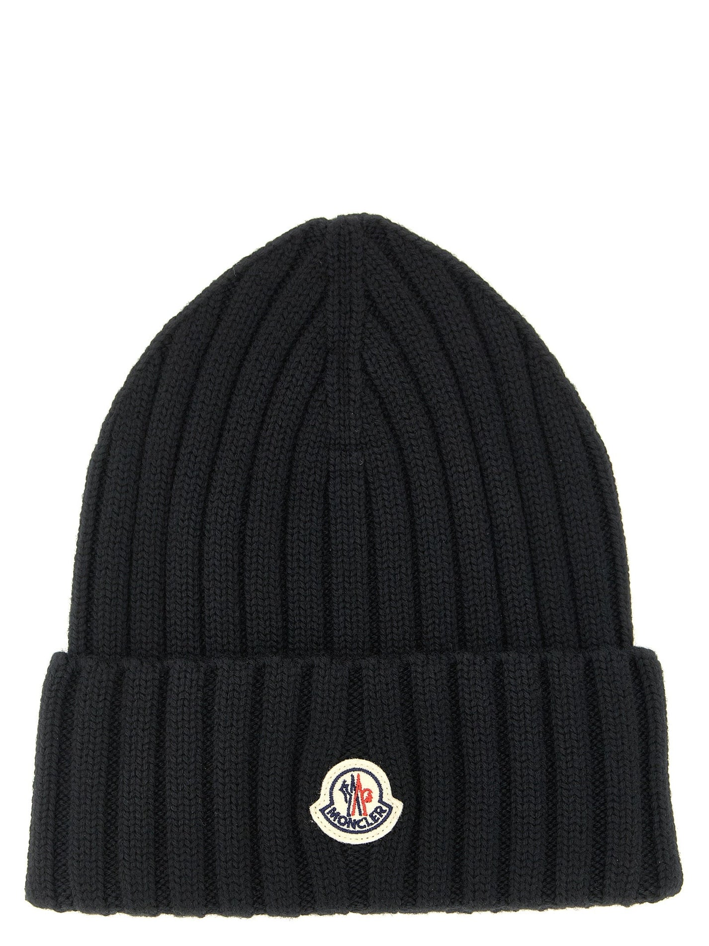 MONCLER - MONCLER - Logo patch beanie - Women’s Accessories