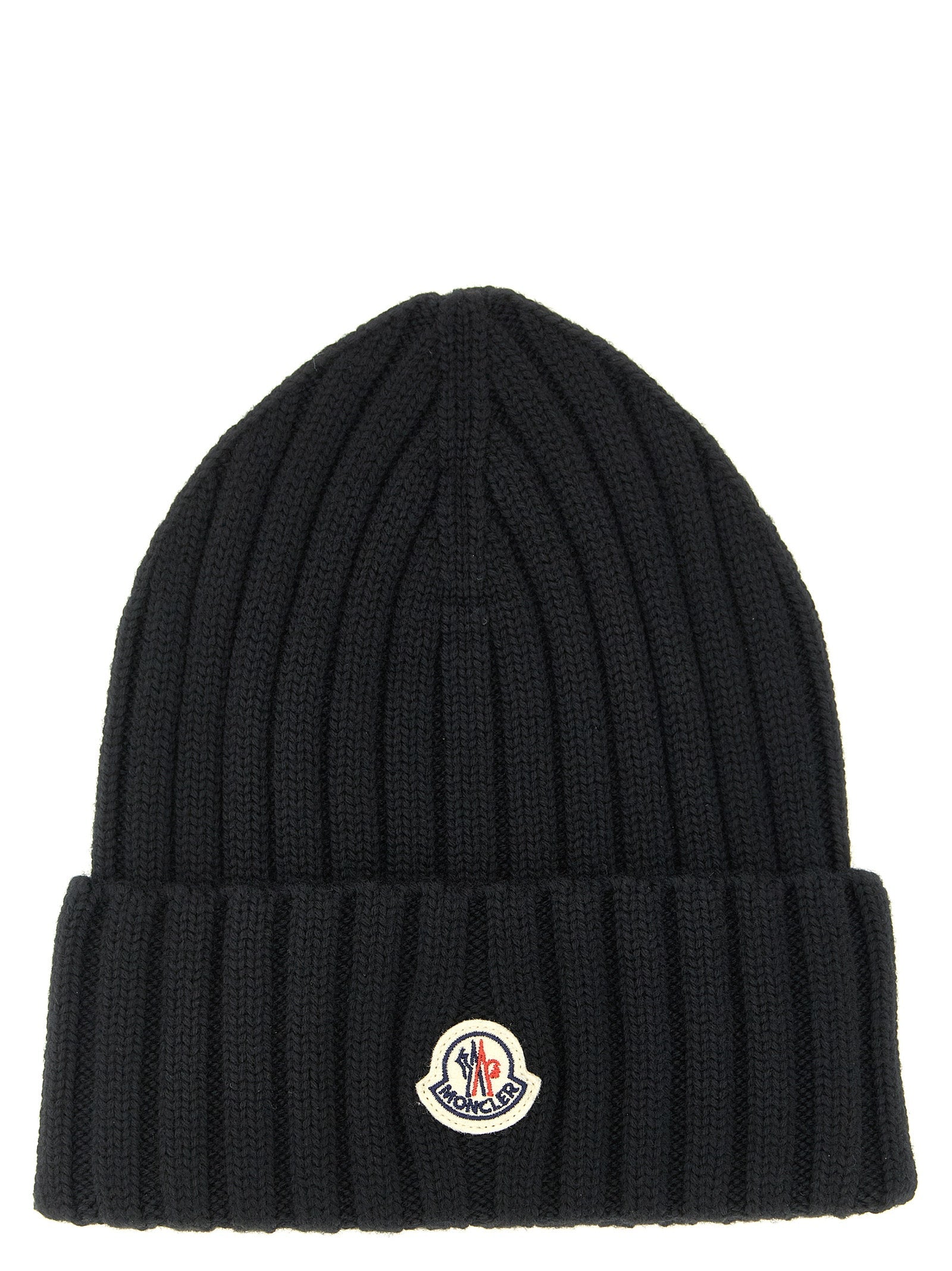 MONCLER - MONCLER - Logo patch beanie - Women’s Accessories