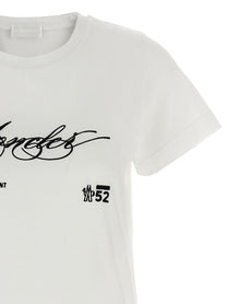 MONCLER - MONCLER - Embroidery t-shirt - Women’s Tops