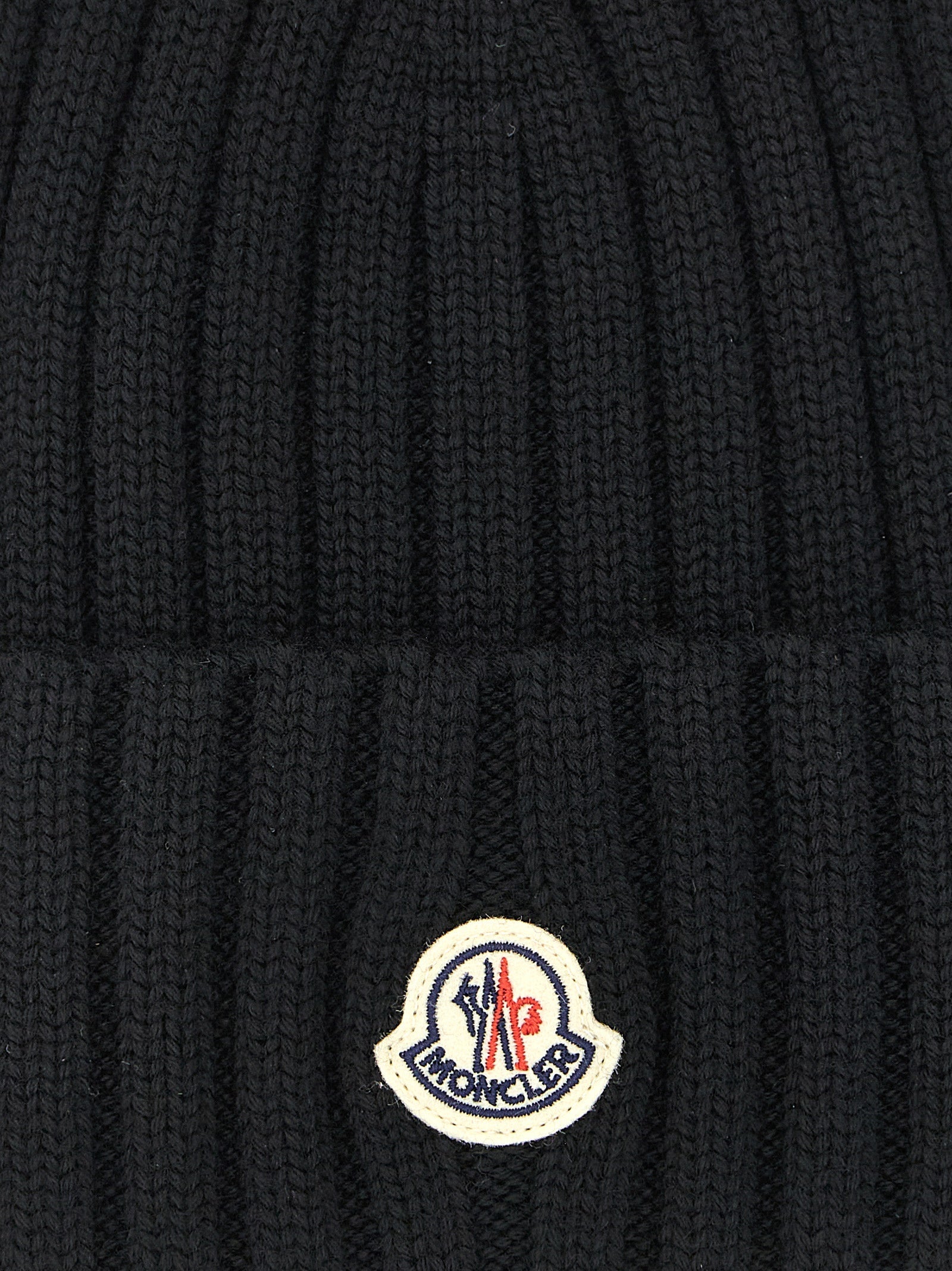MONCLER - MONCLER - Logo patch beanie - Women’s Accessories
