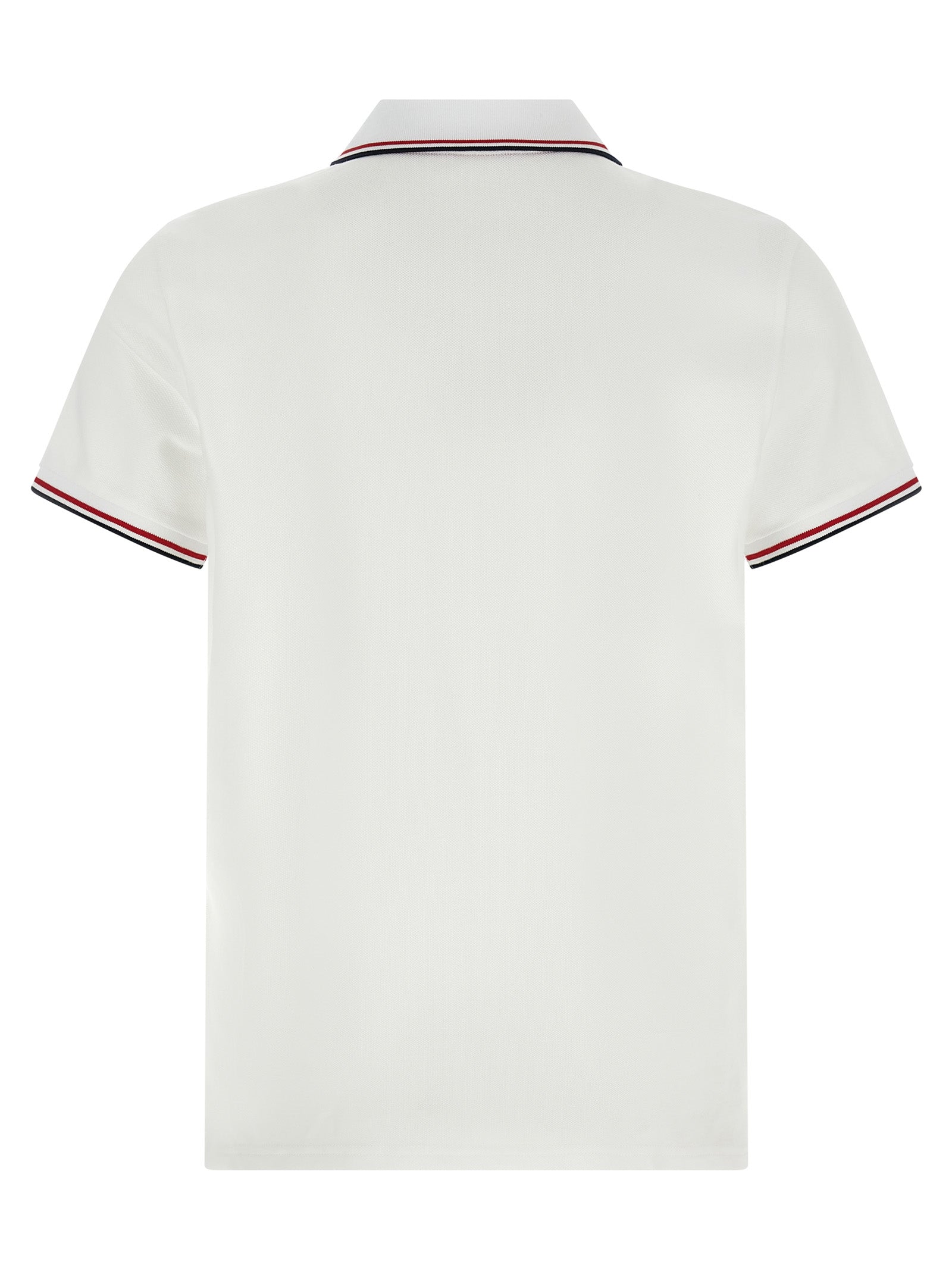 MONCLER - MONCLER - Piqué cotton polo shirt - Men’s Tops