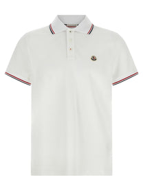 MONCLER - MONCLER - Piqué cotton polo shirt - Men’s Tops
